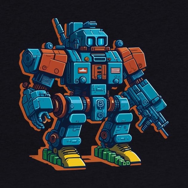 Toy Mech by Stuttgart Sticker Company